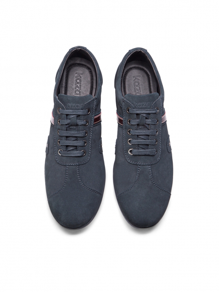 Granatowe półbuty męskie