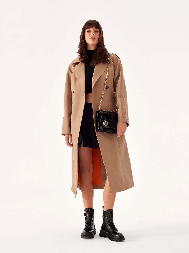 Damskie trzewiki ze skóry w militarnym stylu