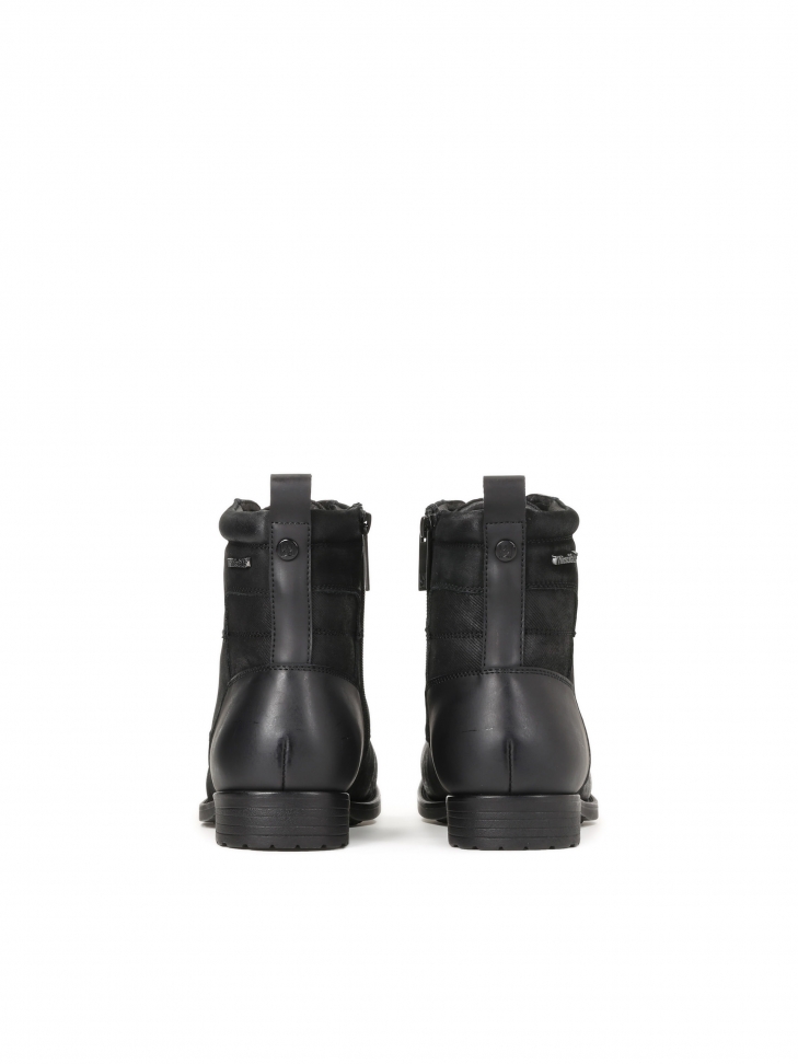 Czarne trzewiki męskie