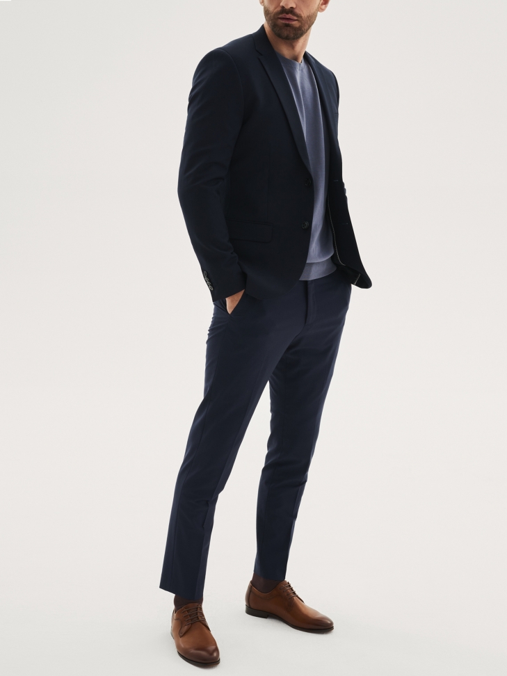 Brązowe półbuty męskie