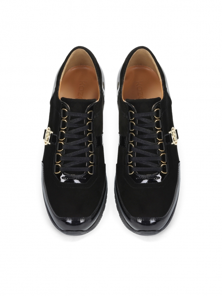 Czarne sneakersy damskie