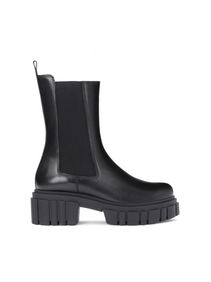 Czarne trzewiki damskie