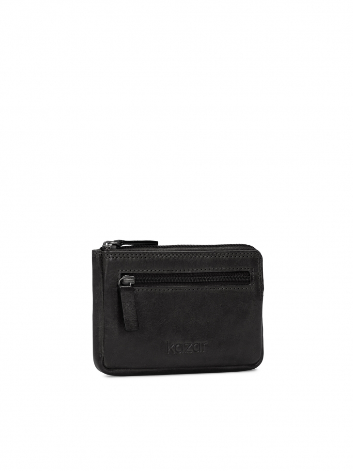 Zamykane etui na klucze z licowej skóry