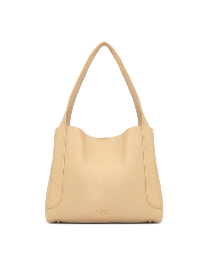 Skórzana damska torebka o pojemnym wnętrzu