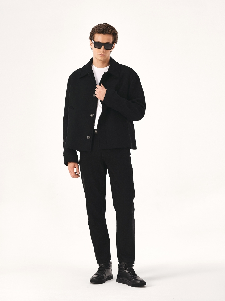 Czarne sneakersy do kostki