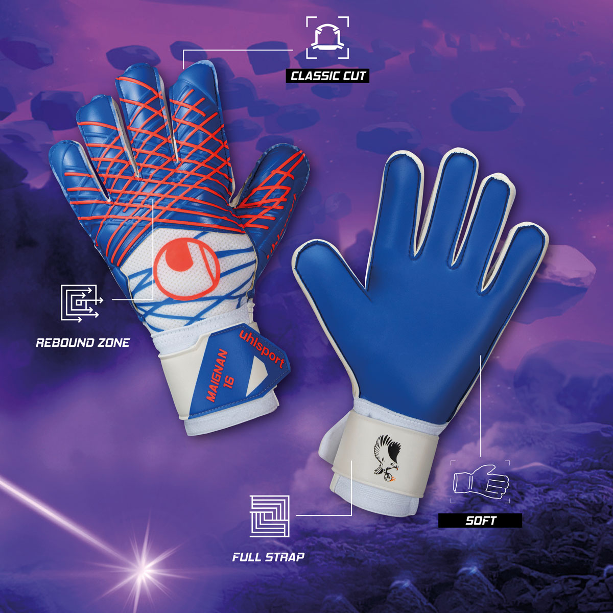 Prediction Soft Replica Maignan Goalkeeper Gloves