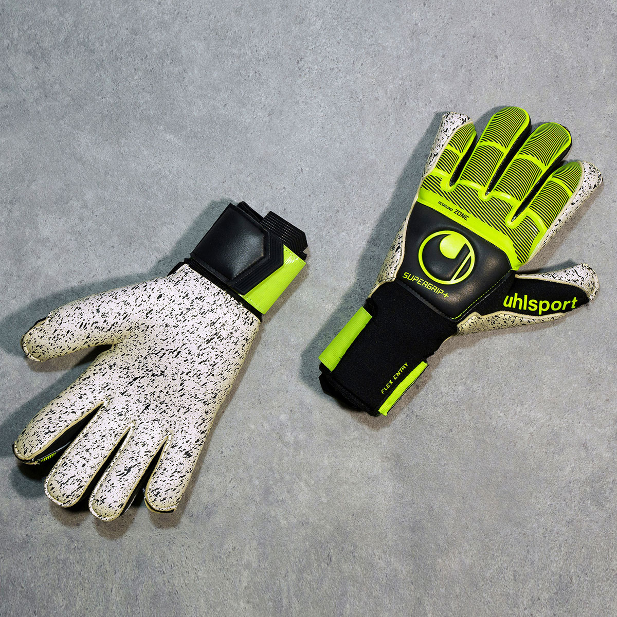 uhlsport SUPERGRIP+ FLEX FRAME CARBON Goalkeeper Gloves