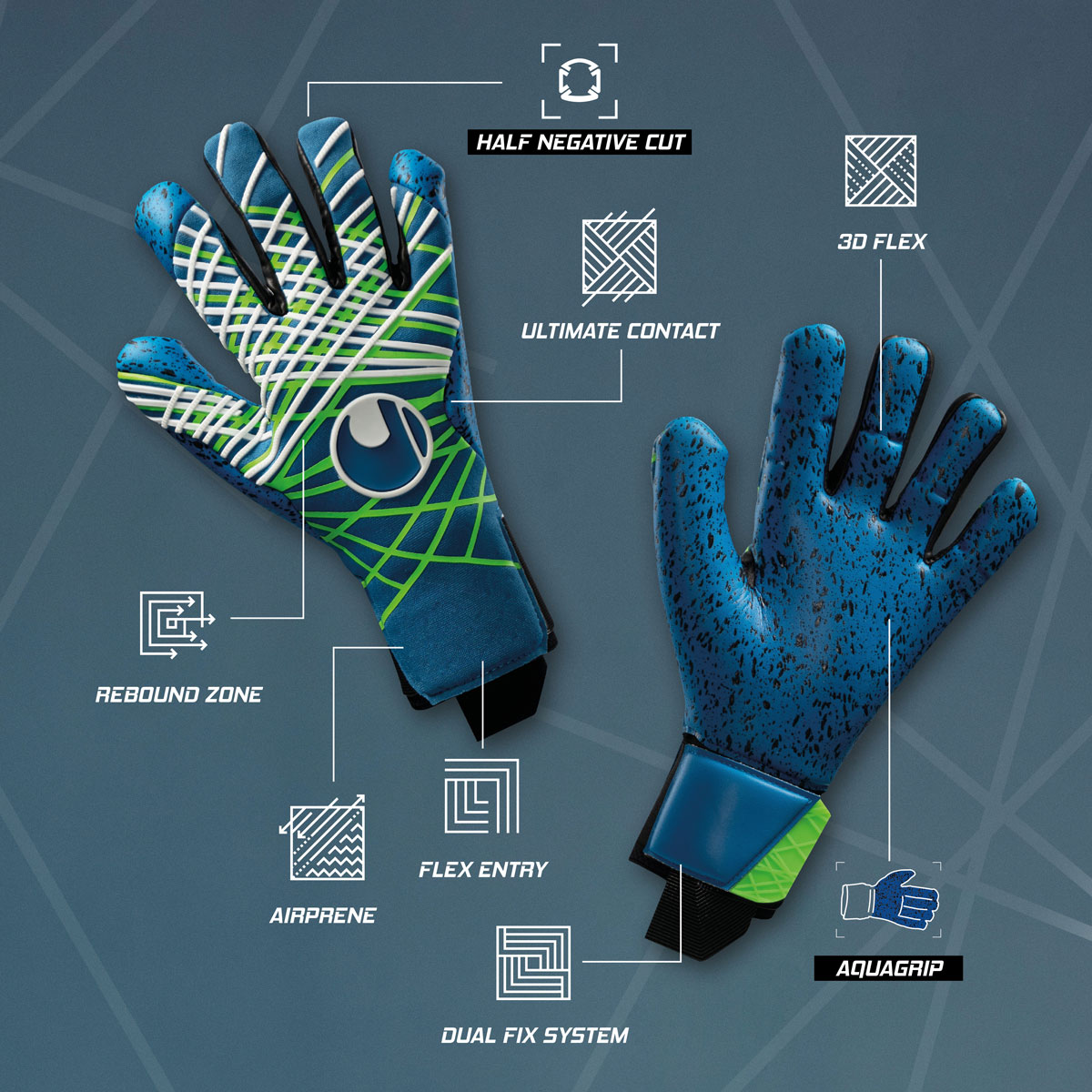 uhlsport Aquagrip HN Goalkeeper Gloves