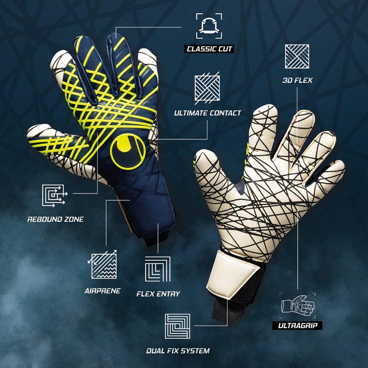 Prediction Ultragrip Goalkeeper Gloves