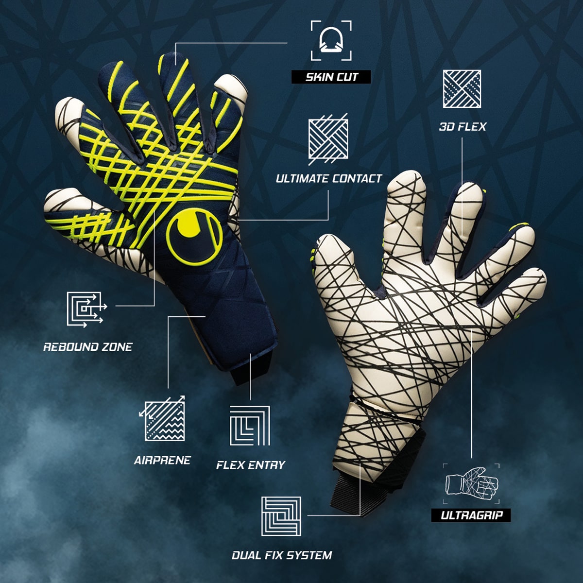 Prediction Ultragrip SC Goalkeeper Gloves
