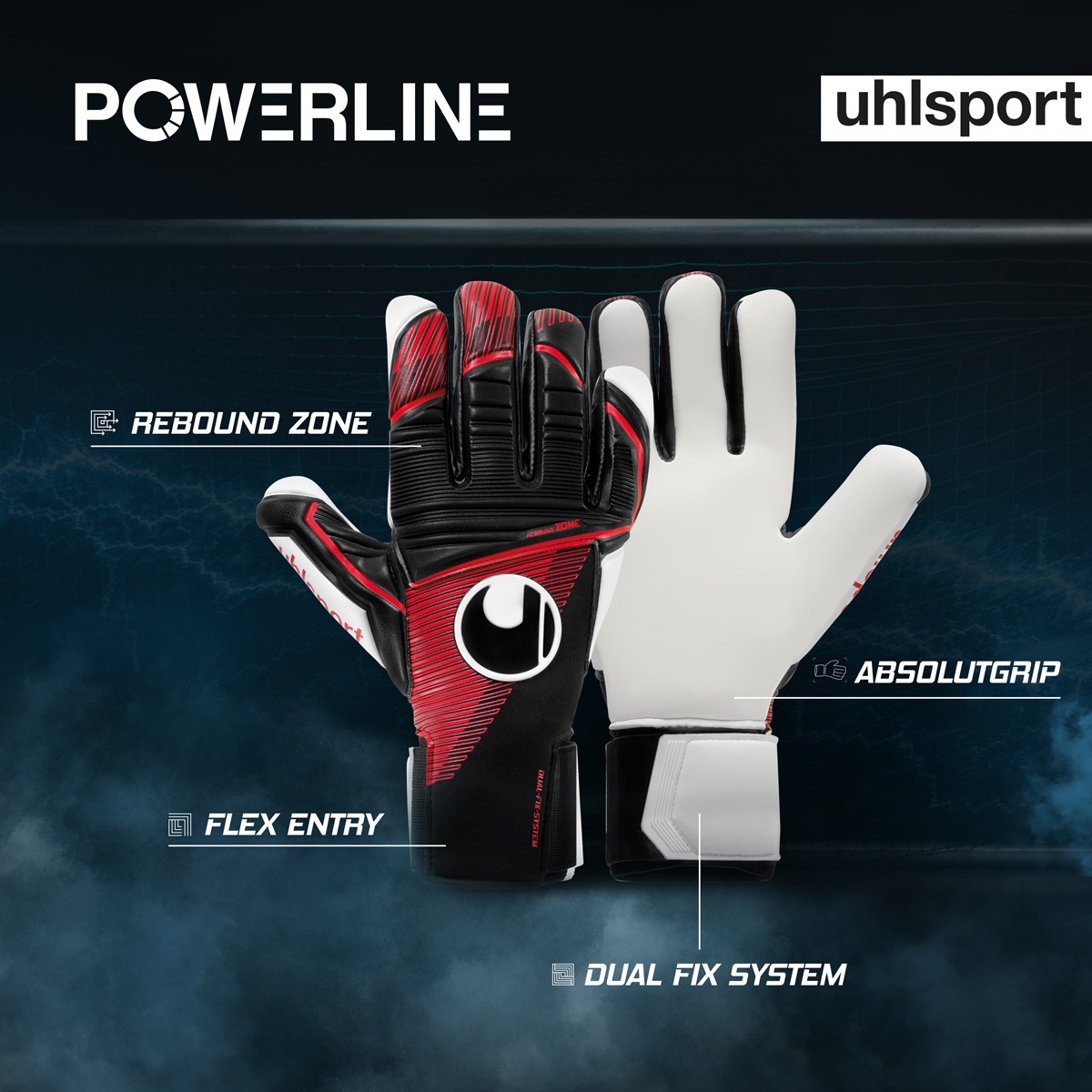 Powerline Absolutgrip HN Goalkeeper Gloves