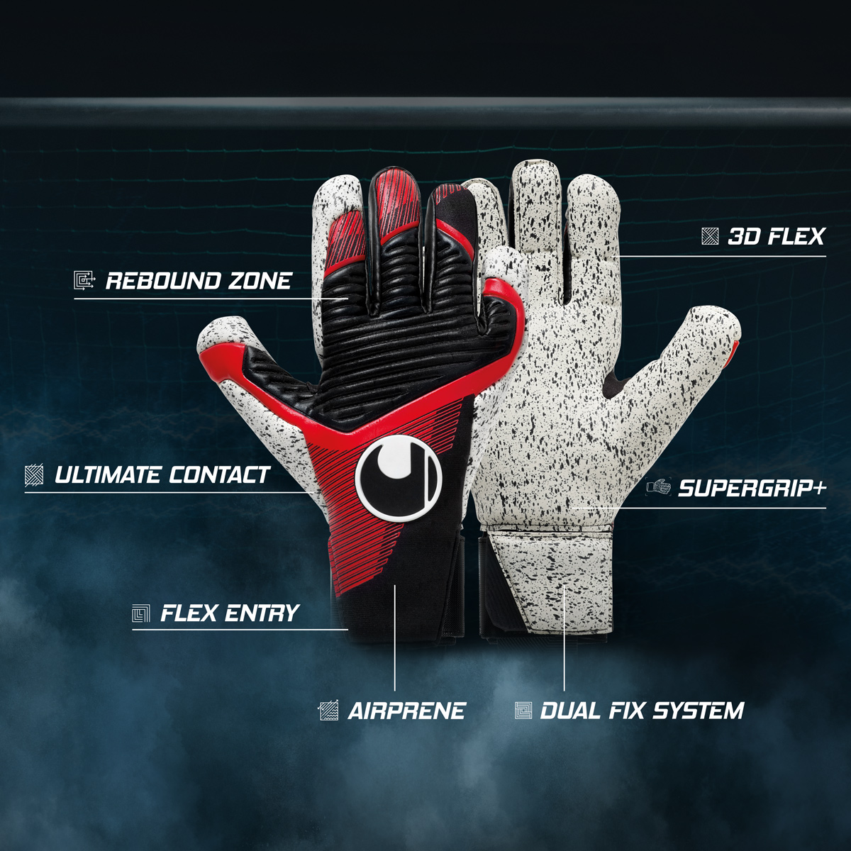 Powerline Supergrip+ Goalkeeper Gloves