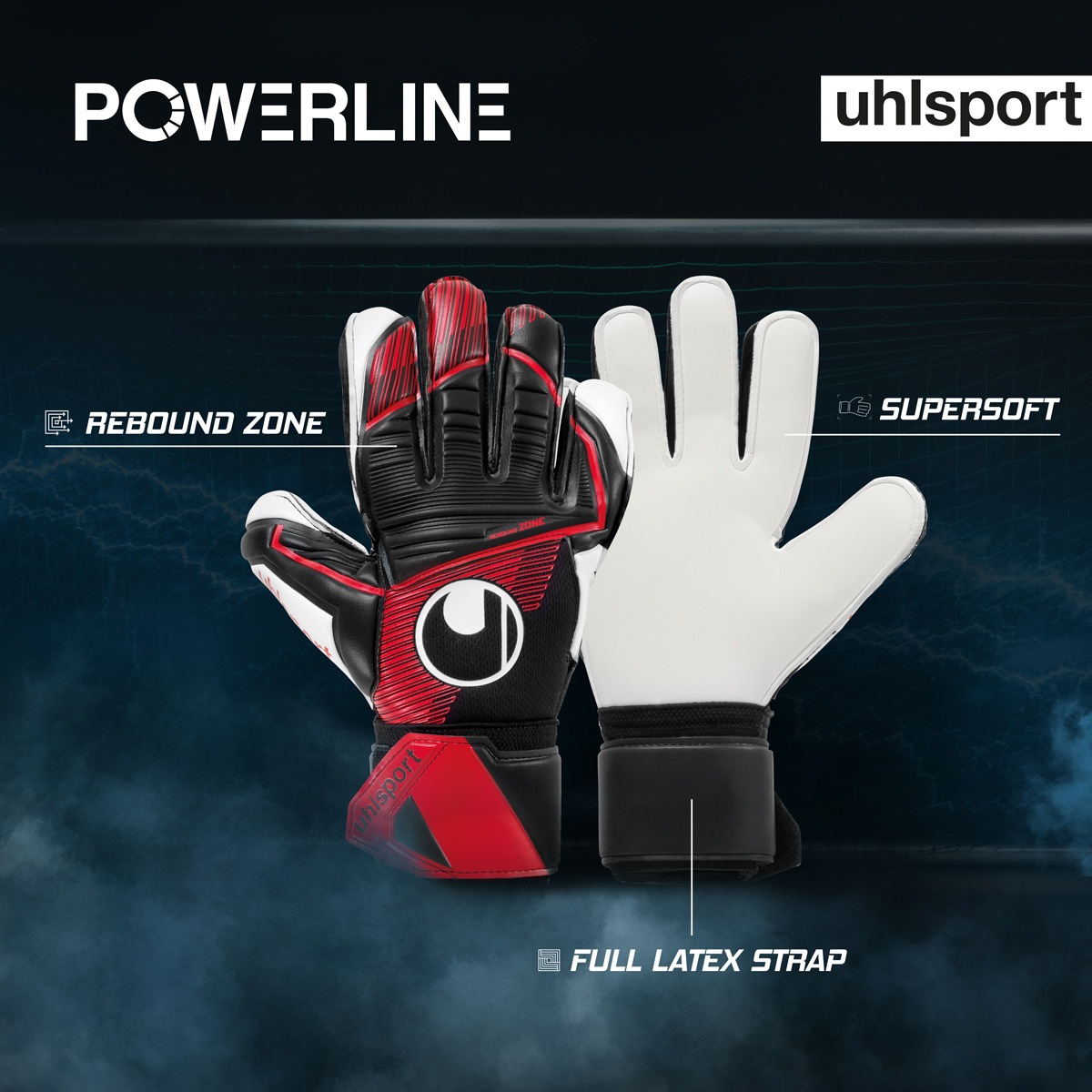 Powerline Supersoft Goalkeeper Gloves