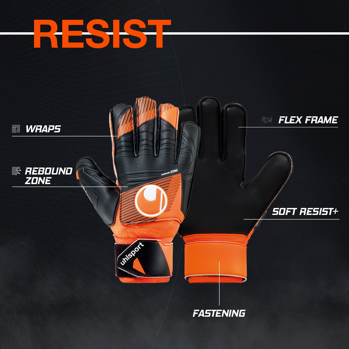 uhlsport Soft Resist+ Flex Frame Goalkeeper Gloves