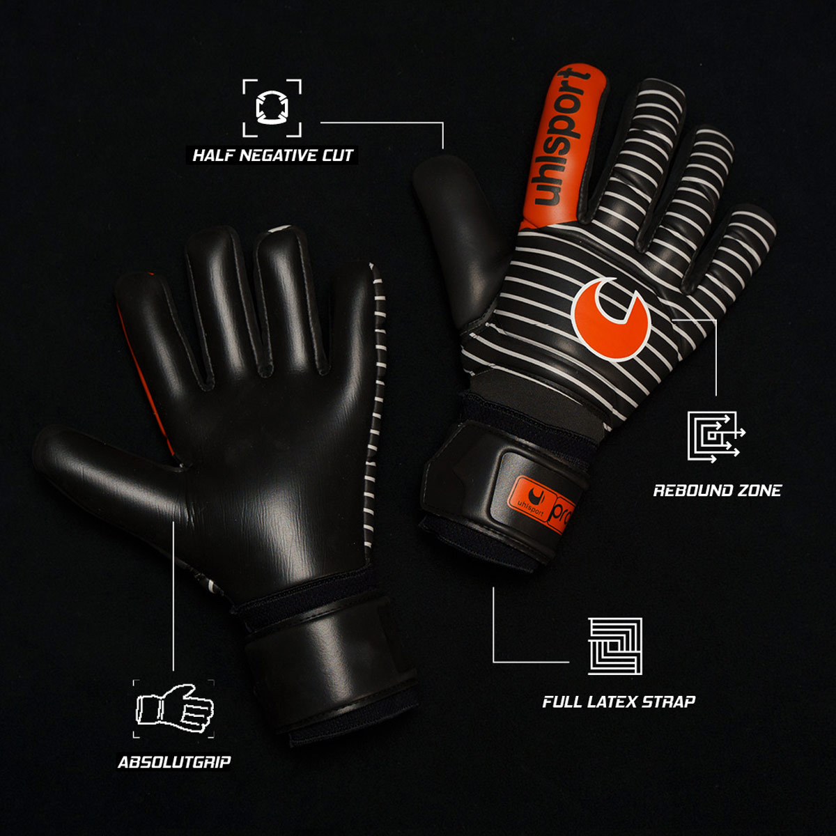 Retro Pro HN #350_2 Goalkeeper Gloves