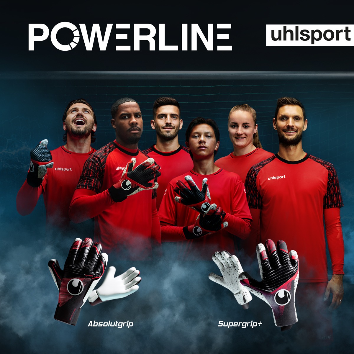 Powerline Supergrip+ Reflex Goalkeeper Gloves