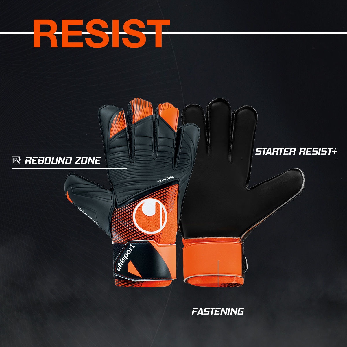 uhlsport Starter Resist+ Goalkeeper Gloves