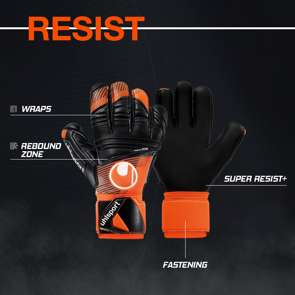 uhlsport Super Resist+ HN Goalkeeper Gloves