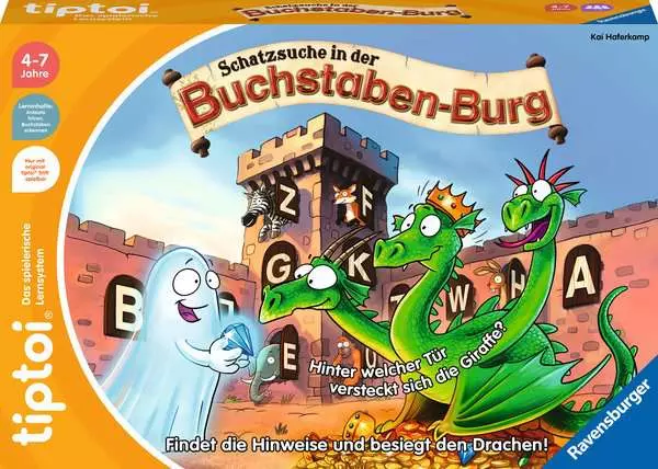 Schatzsuche in der Buchstaben-Burg - Lernspiel ab 4 Jahren
