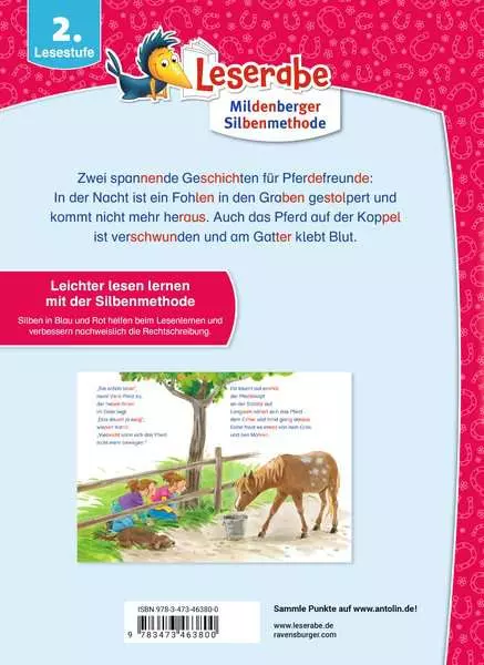 Leserabe Sonderausgaben - Die schönsten Pferdegeschichten - Silbe für Silbe lesen lernen