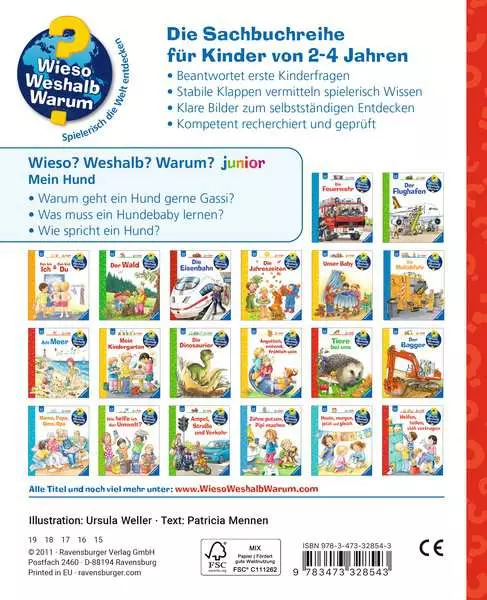 Ravensburger Wieso? Weshalb? Warum? junior. Band 41 - Mein Hund