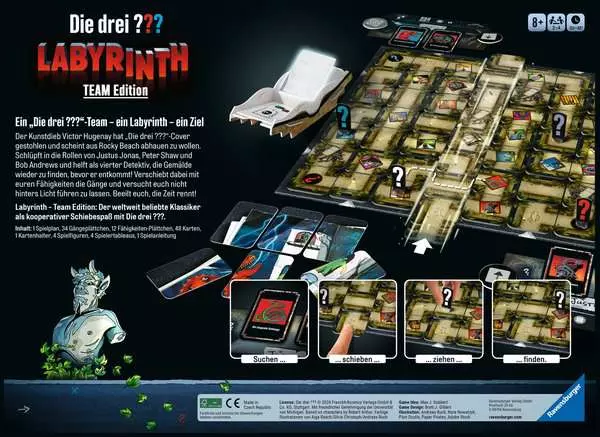Die drei ??? Labyrinth - Team Edition - Spiel ab 8 Jahren