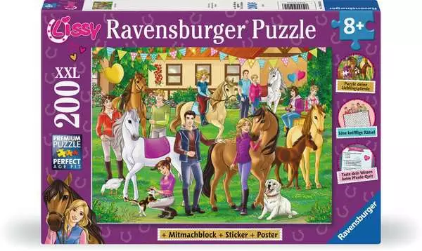 Kinderpuzzle ab 8 Jahren - Lissy Activity - 200 Teile