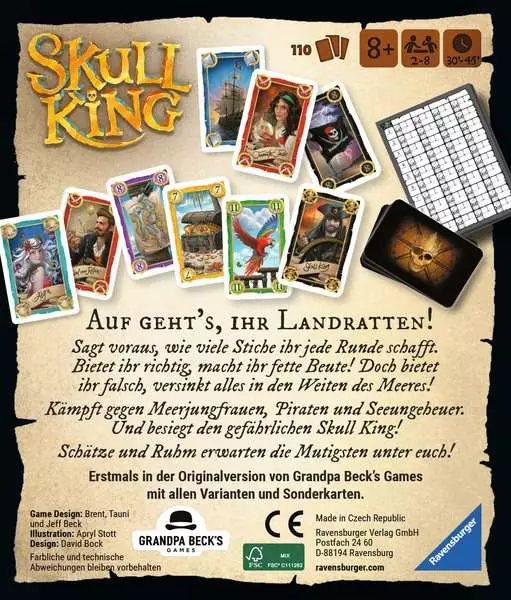 Skull King - Kartenspiel ab 8 Jahren