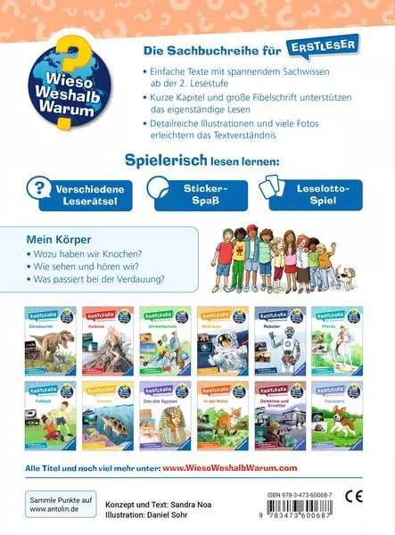 Ravensburger Wieso? Weshalb? Warum? Erstleser. Band 15 - Mein Körper