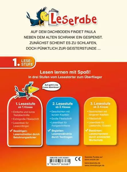 Leserabe 1. Lesestufe - DAS GESPENST AUF DEM DACHBODEN