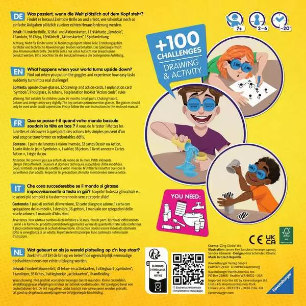 The #UpsideDown Challenge Game - Kinderspiel ab 7 Jahren