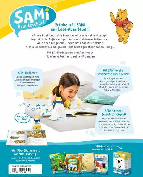 SAMi – dein Lesebär Disney Winnie Puuh - Auf ins Abenteuer