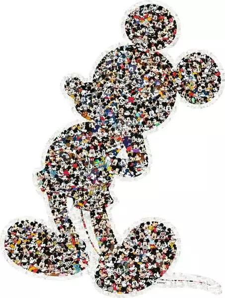 Puzzle 940 Teile - Shaped Mickey