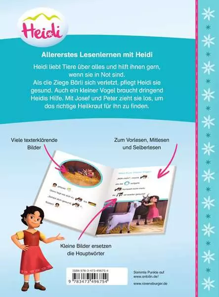 Heidi hilft den Tieren - zum Lesenlernen