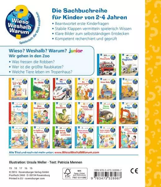 Ravensburger Wieso? Weshalb? Warum? junior. Band 30 - Wir gehen in den Zoo