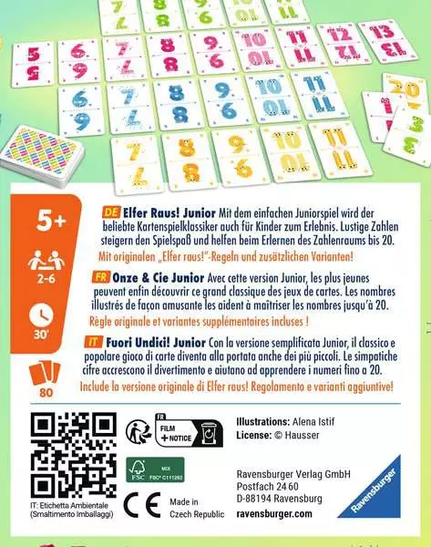 Elfer raus! Junior - Kartenspiel ab 5 Jahren