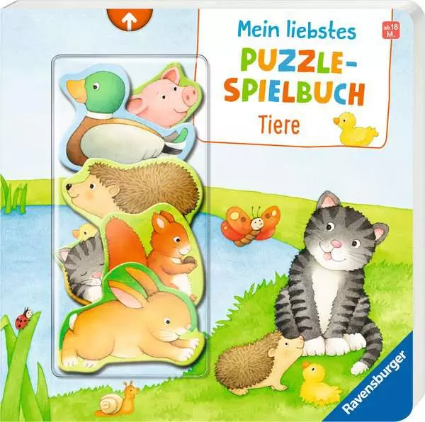 Mein liebstes Puzzle-Spielbuch - Tiere