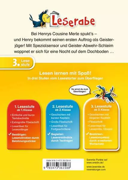 Leserabe 3 Lesestufe - Henry & Hobbs. Geisterjäger