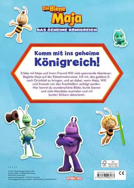 Die Biene Maja - Mein Sticker-Malbuch zum Film