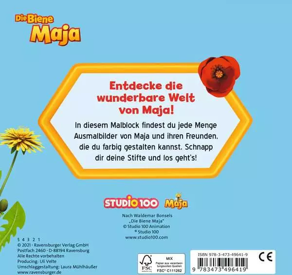 Die Biene Maja - Mein Malblock