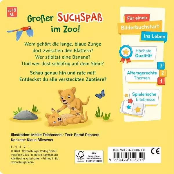 Rate mal - Wer spielt im Zoo?