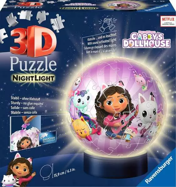 3D Puzzle Nachtlicht Gabby's Dollhouse