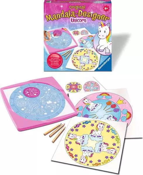 Mandala-Designer Midi - Einhorn