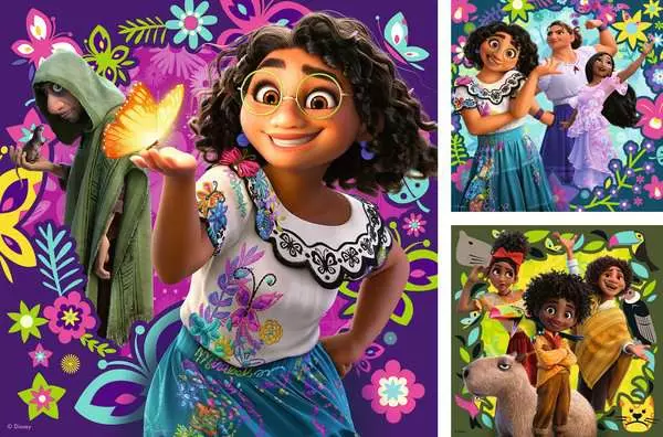 Kinderpuzzle ab 5 Jahren - Lasst euch verzaubern! - 49 Teile