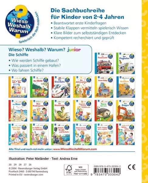 Ravensburger Wieso? Weshalb? Warum? junior. Band 8 - Die Schiffe