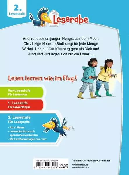 Leserabe 2. Lesestufe - Spannende Pferdegeschichten