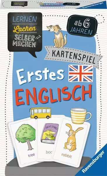 Lernen Lachen Selbermachen: Erstes Englisch - Kartenspiel ab 6 Jahren