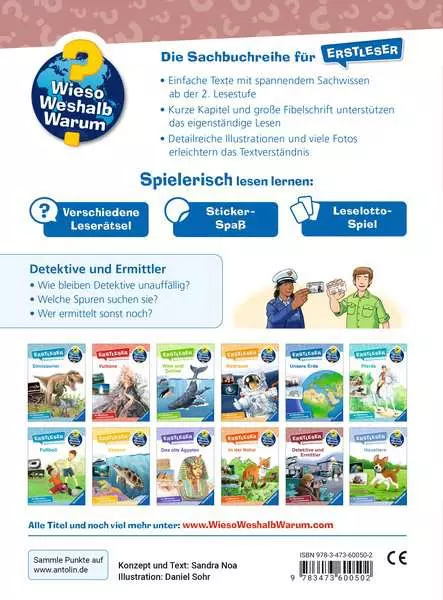 Ravensburger Wieso? Weshalb? Warum? Erstleser. Band 11 - Detektive und Ermittler