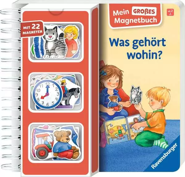 Mein großes Magnetbuch - Was gehört wohin?