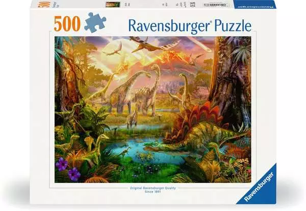 Puzzle 500 Teile - Im Dinoland